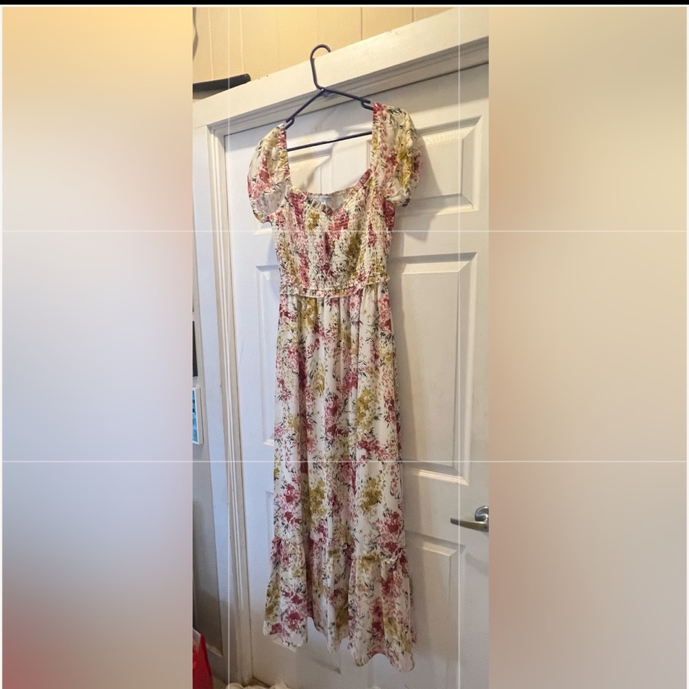 Long flowy Baltic Born floral dress